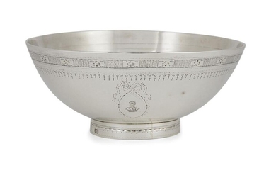 WITHDRAWN. An Irish crested Britannia silver bowl...