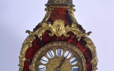 AN ANTIQUE FRENCH GILT MOUNTED TORTOISESHELL BOULLE