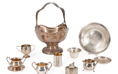 ASSORTED STERLING SILVER TABLEWARE