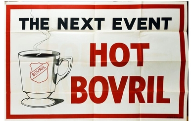 Advertising Poster Bovril Beef Hot Drink Next Event