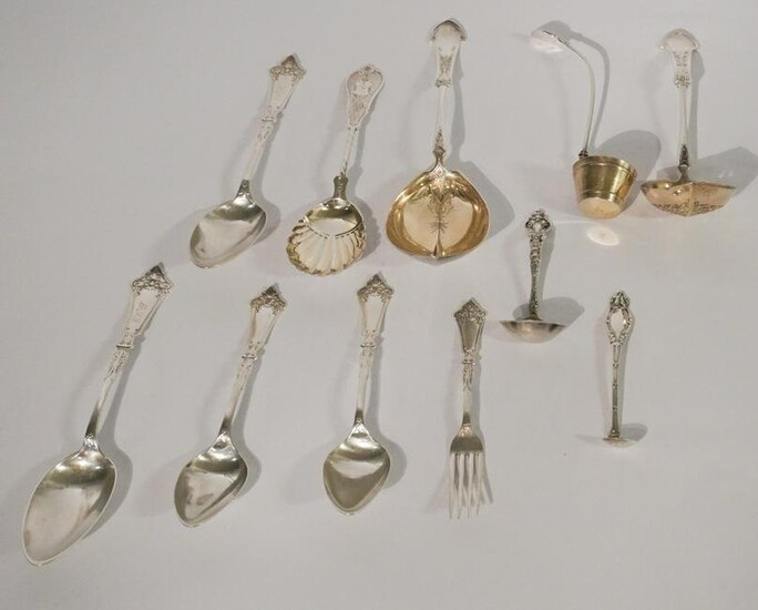 Aesthetic Movement Sterling Silver Serving Pieces