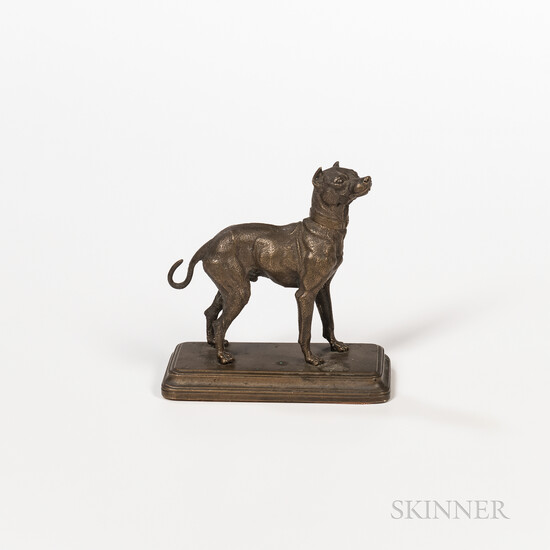 After Alfred Dubucand (French, 1828-1894) Bronze Model of a Chihuahua