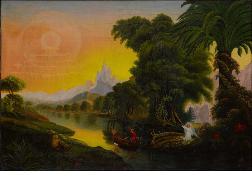 After Thomas Cole, The Voyage of Life: Youth, American School, 19th Century