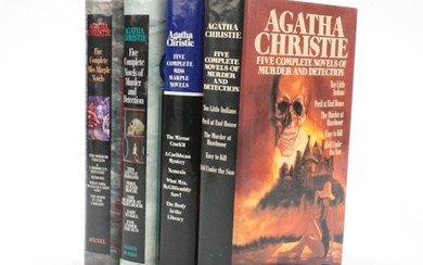 Agatha Christie Novel Compendiums by Avenel Press and Wings Books