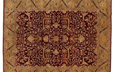 Agra carpet, India. All over design. Never used, 21st century. 391×300.(no. number)