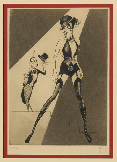 Al Hirschfeld (1903-2003) Cabaret