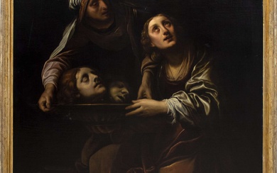 Alessandro Tiarini (Bologna 1577 – 1668), Santa Cecilia con le teste dei...