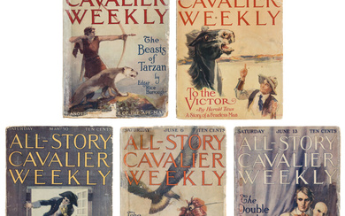 All-Story Cavalier Weekly - "The Beasts of Tarzan" Group...