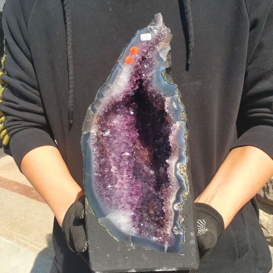 Amethyst (purple variety of quartz) Geode - 320×140×140 mm - 6600 g