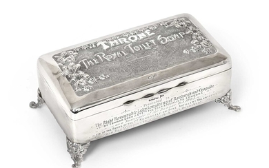 An Edward VII Silver Box by Walker and Hall, Sheffield, 1904