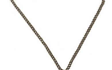 An early 20th century 9ct gold 'Albert' watch chain