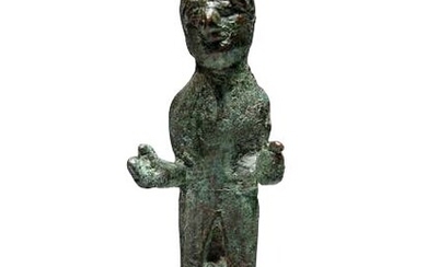 Ancient Roman Bronze figurine of a man, 9,3 cm