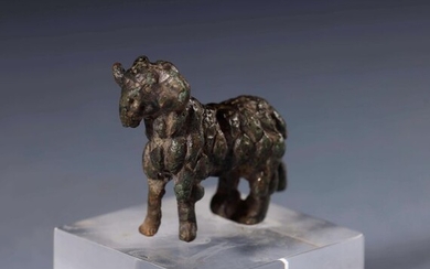 Ancient Roman Bronze zoomorphic bronze - 3.5×4×1 cm - (1)