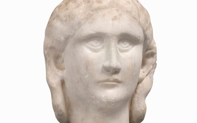 Ancient Roman Marble Empress Orbiana, Portrait Head of the wife of Severus Alexander - 27.5×..×.. cm