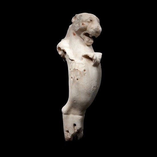 Ancient Roman Marble Roman marble panther Trapezophoros Height 53 cm