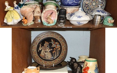 Assorted Decorative Ceramics, including: Royal Doulton Ladies "The Last Waltz",...