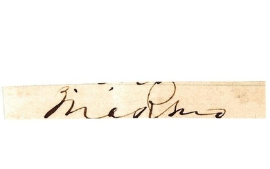 Autograph of MARCUS RENO, George Custer Related