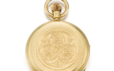 BENNETT, LONDON | A GOLD OPEN-FACED KEYLESS POCKET CHRONOMETER 1851, NO. 19118