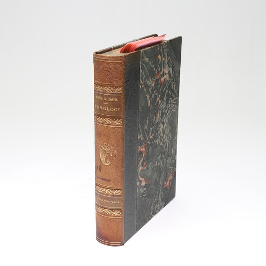 BOOK, "Pomology", Carl G. Dahl, first edition, Albert Bonnier's publisher, Stockholm, 1929.