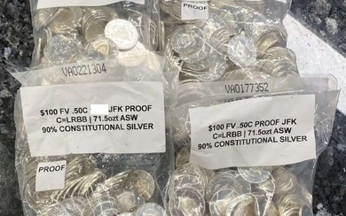 Bag Of Proof 90% Silver JFK Half Dollars $100 Face