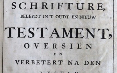 Biblia neerlandica.