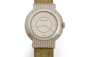 Boucheron, Reflet Solis, n° AF230035, vers 2000 Une belle montre de dame en acier, boîte...