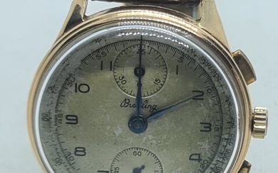 Breitling - 18K Gold Chronograph - Kaliber Venus 170 - Referenz 178 - Men - Schweiz um 1940