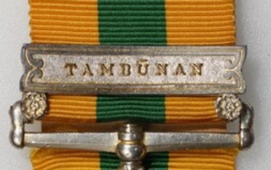 British North Borneo, Silver Medal with clasp, "Tambunan", and ribbon (1897-1937)