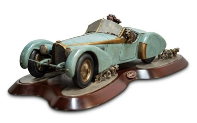 Bugatti Bronze by JP Nesse with Plinth