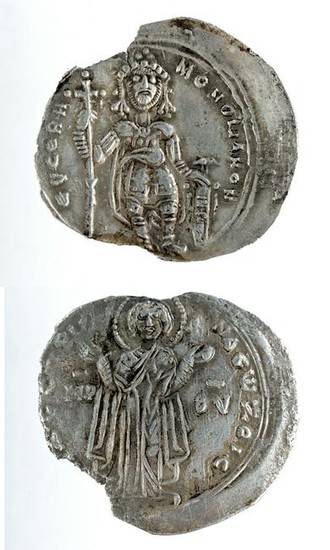 Byzantine Constantine IX AR Miliaresion - 1.99 g