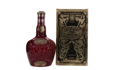 CHIVAS REGAL ROYAL SALUTE AGED 21 YEARS - RUBY DECANTER