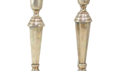 Candlestick (2) - Silver - Israel
