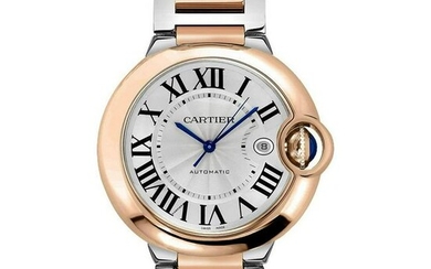 Cartier Ballon Bleu De Guilloche Dial Automatic Watch