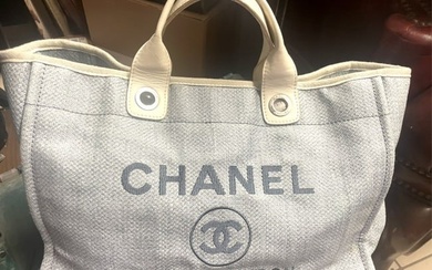 Chanel Deauville Monogrammed Tote