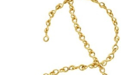 Chanel Gold Necklace, French Metal