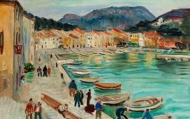 Charles Camoin, 1879 Marseille – 1965 Paris, Port de Cassis