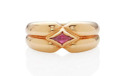 Chaumet: Gold and Ruby Ring, Paris