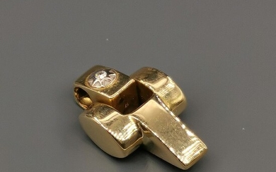 Chimento - 18 kt. Yellow gold - Pendant - 0.01 ct Diamond