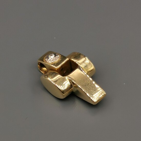 Chimento - 18 kt. Yellow gold - Pendant - 0.01 ct Diamond