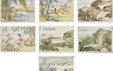 China interest. A set of early 20th century colour lithograph posters.