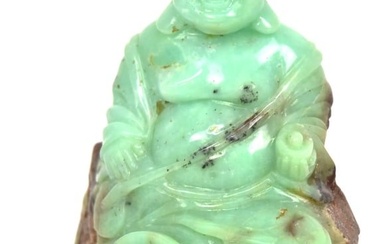 Chinese Carved Jadeite Buddha