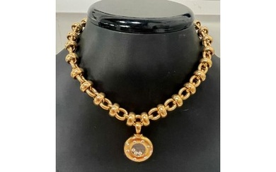 Chopard Necklace Happy Diamonds 18K Yellow Gold
