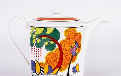 Clarice Cliff "Bizarre" by Wedgwood Porcelain Teapot
