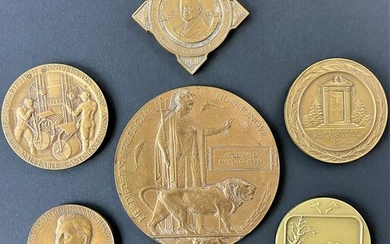 Collection of Commemorative Bronze Medals