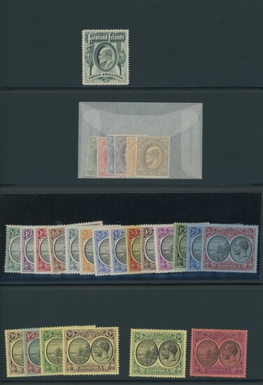 Collections and Ranges A selection of mint and used sets and single stamps from across the Bri...