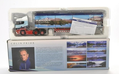 Corgi Model Truck Issue comprising No. CC13786 Scania R Highline Walking Floor Trailer in the livery
