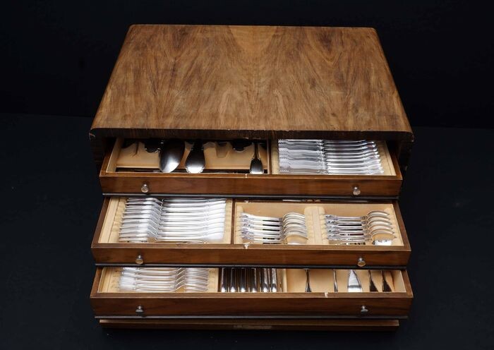 Cutlery set, 130- piece Full Cutlery Set (130) - .800 silver - A. Cesa S. C. - Italy - 1944-1968