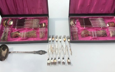 Cutlery set - .800 silver - Otto Kropp - Germany - Second half 20th century