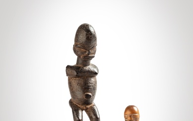 Deux statuettes, Lobi, Burkina Faso | Two Lobi Figures, Burkina...