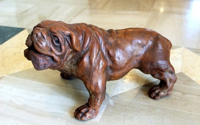 Dog, Sculpture - Earthenware - 20th century